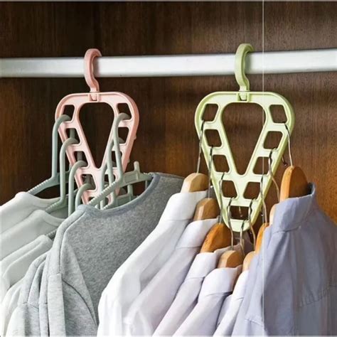 ALAT GANTUNGAN BAJU 9 LUBANG MULTIFUNGSIONAL DAN PRAKTIS MAGIC HANGER