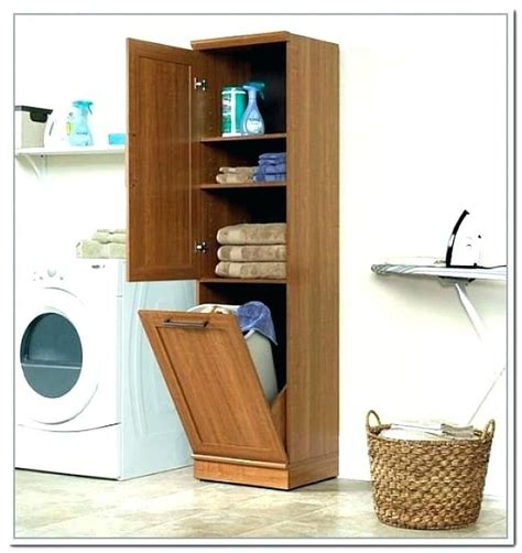 Bathroom Storage Cabinets With Hamper Everything Bathroom