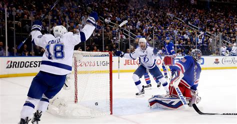 Stamkos Has Goal And Assist Lightning Beat Rangers 2 0 Cbs New York