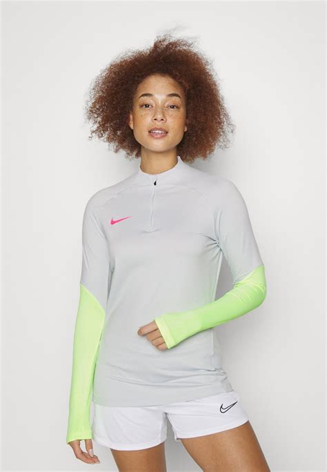 Nike Performance W Nk Df Strk Dril Ls Top Langærmet T Shirt Pure