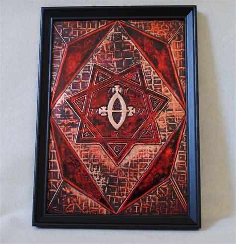 Babalon Star Septagram Mother Of Abominations Seal Of Babalon Art