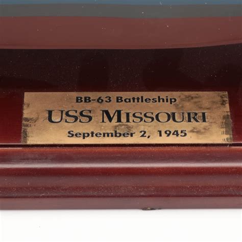 Danbury Mint USS Missouri and USS Barb Model Ships | EBTH