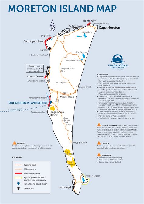 Map Of Moreton Bay Islands