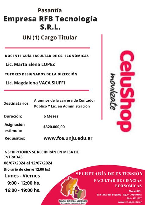 LLAMADO A INSCRIPCIÓN DE INTERESADOS PARA CUBRIR UN 1 CARGO TITULAR