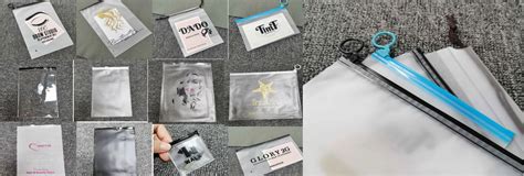 Custom Biodegradable Frosted Sealing Zipper Lock Bag Waterproof Clear