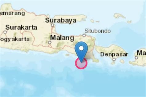 Baru Saja Gempa M 4 9 Guncang Jember Jatim Dirasakan Warga Banyuwangi