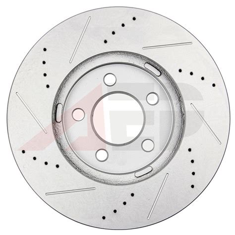 Front Drill Slot Brake Rotors Ceramic Pads For Crown Town