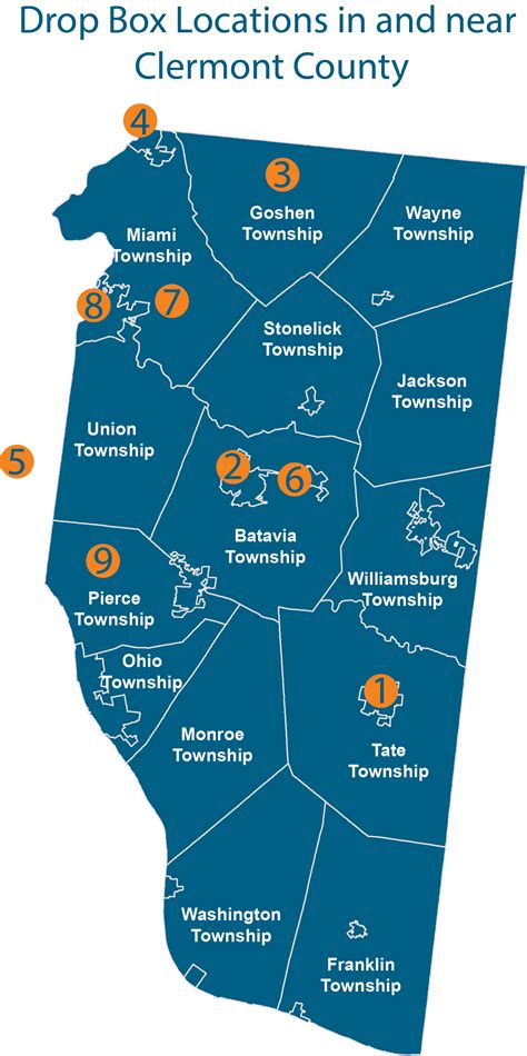 Map Of Clermont County
