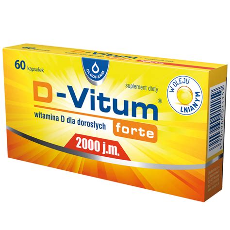 Oleofarm D Vitum Forte 2000 IU 60 Capsules