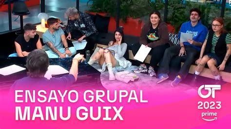 Ensayo Grupal Con Manu Guix Ot Youtube