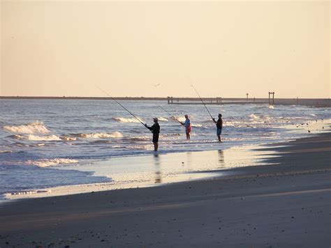 Fishing in Garden City Beach, South Carolina