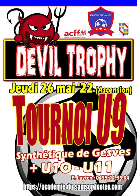 Actualité Tournoi U9 U10 U11 le jeudi Ascension club Football