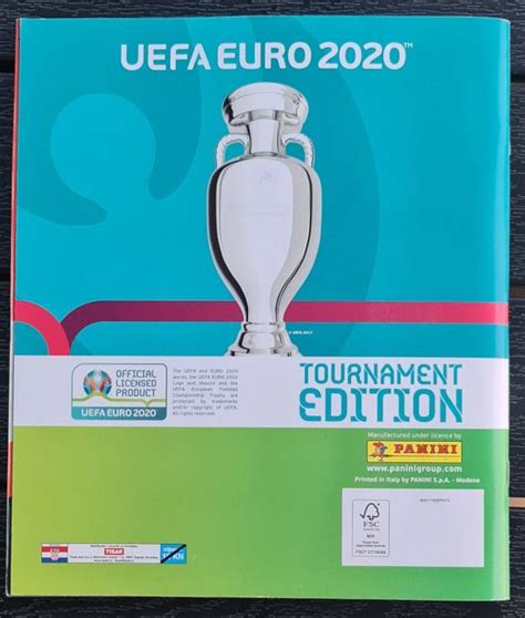 Popunjen Album Panini Uefa Euro Te