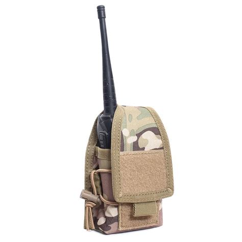 Military Tactical Molle Radio Pouch Interphone Storage Bag Airsoft