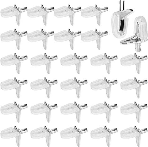 KOMINZZ 30PCS Shelf Support Pegs Shelf Pins 3mm Cupboard Shelf Pegs