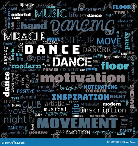 Dance Word Cloud Dance Text Dancing Word Cloudword Cloud Use For