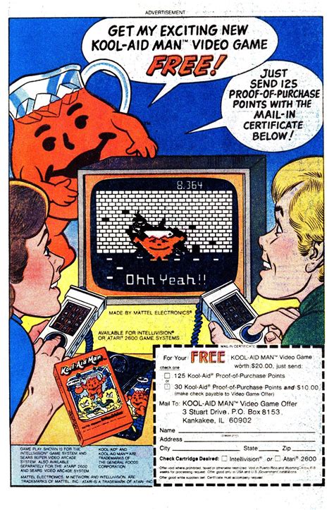 Kool Aid Man October 1983 Atari 2600 Retromags Community