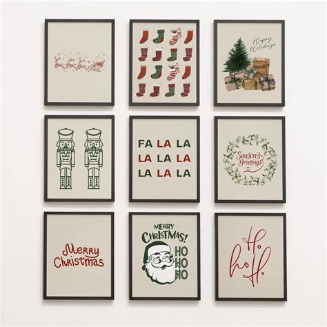 Classic Christmas Prints 42 Prints Christmas Bundle Wall Art - Etsy