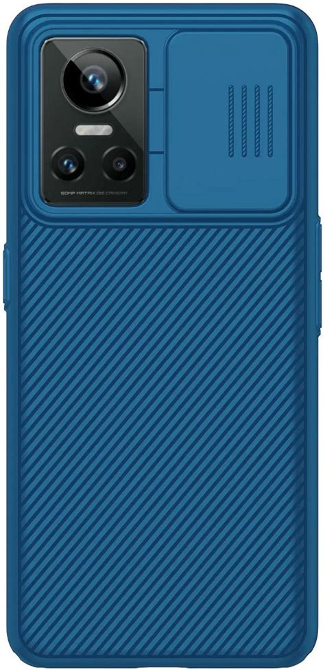 Nillkin Camshield Realme Gt Neo Hoesje Met Camera Slider Blauw