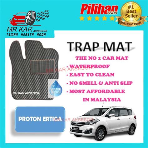 Proton Ertiga TrapMat Customize Car Floor Mat 100 Waterproof Anti Slip