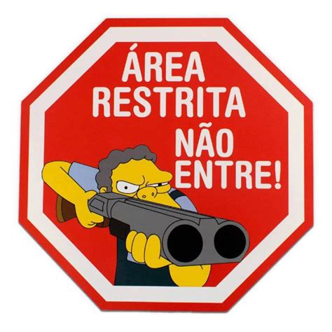 Placa Para Porta De Quarto E Escrit Rio Rea Restrita N O Entre