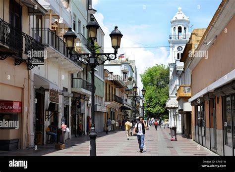 Shopping Street Calle El Conde Santo Domingo Dominican Republic