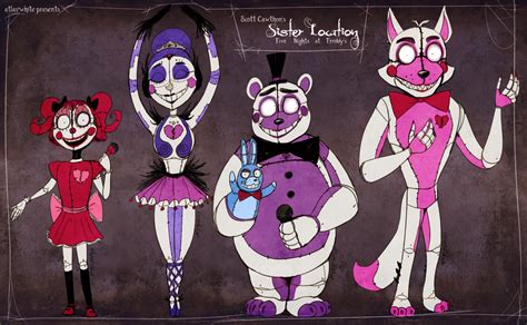 Fnaf Sister Location By Atlas White On Deviantart