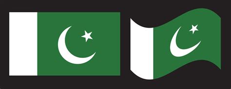 Pakistan national flag vector design. Pakistan flat flag design ...