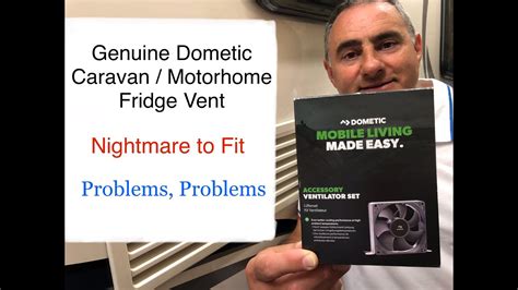 Fitting The Genuine Dometic Fridge Ventilator Fan Kit For Caravan Or