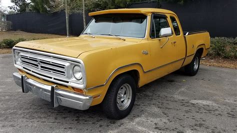 1973 Dodge D100 Adventurer Pickup At Kissimmee 2018 As U84 Mecum Auctions