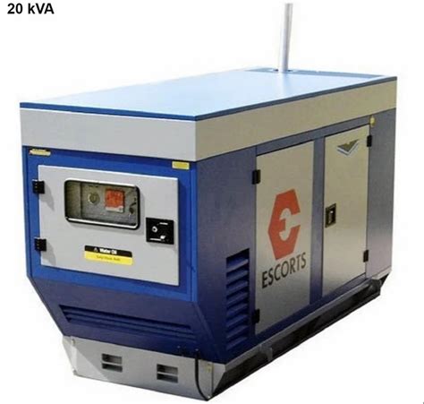 20 Kva Escort Diesel Generator At Rs 215000unit Escorts Generator In