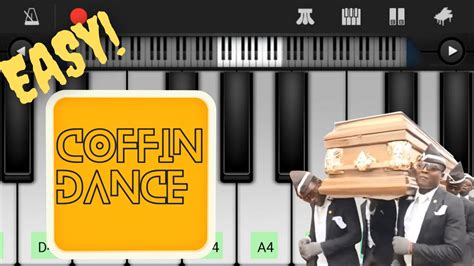 How To Play Coffin Dance On Piano Youtube