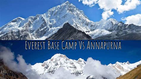 Everest Base Camp Vs Annapurna