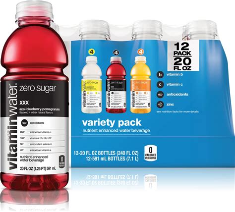 Amazon Vitamin Water ZERO Sugar All Flavor Variety Pack