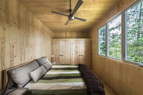 Prefab Lake Cottage With Cross Laminated Timber Construction