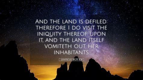 Leviticus 18 25 KJV Desktop Wallpaper And The Land Is Defiled