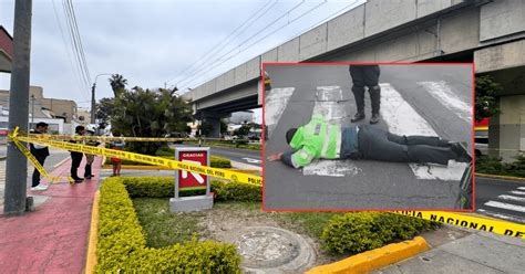 Balacera en San Borja delincuentes le disparan a policía en San Borja