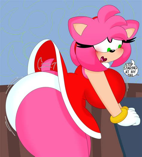 Rule 34 1girls 3barts Amy Rose Anthro Ass Bent Over Big Ass Big