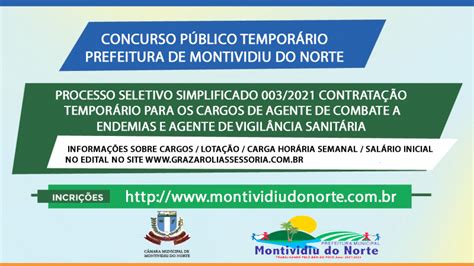 Prefeitura Municipal De Montividiu Do Norte