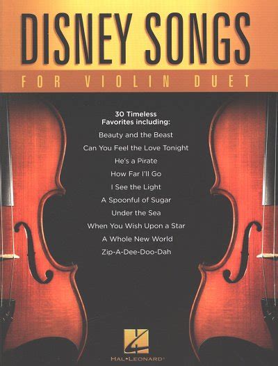 Disney Songs For Violin Duet Comprar En Stretta Tienda De Partituras