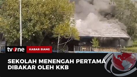 Kembali Berulah KKB Bakar Sekolah Di Pegunungan Bintang Papua Kabar