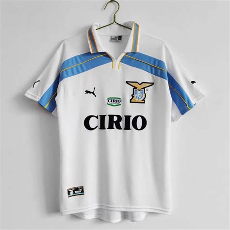 Lazio Home Centenary Kit 1999 2000 Football Shirt Soccer Jersey Retro