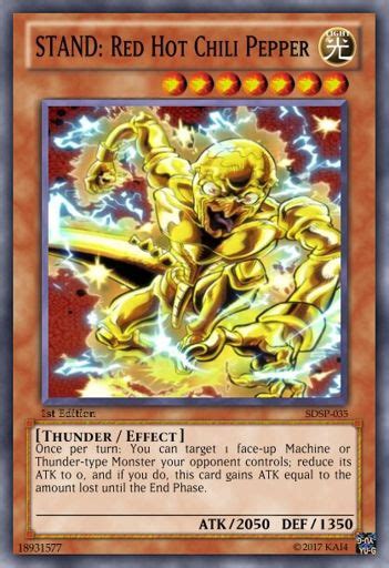 STAND Red Hot Chili Pepper JoJo Amino Amino