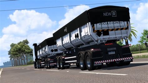 NOVO FH Puxando O RODOTREM BASCULANTE Parte 2 ETS2 1 46 MODS