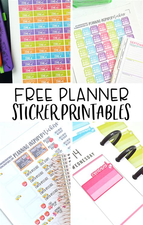 So Many Great Free Planner Sticker Printables These Functional