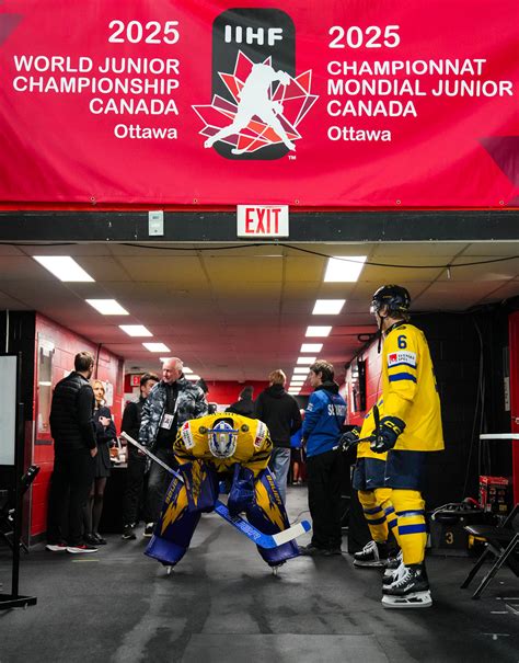 IIHF - Gallery: Quarter Final #1: Sweden vs Latvia - 2025 IIHF World