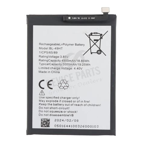 BL 49HX BL 49HT 5000mAh Battery Battery Adhesive For Infinix Hot 20 5G X666 Tecno Spark 6 OEM