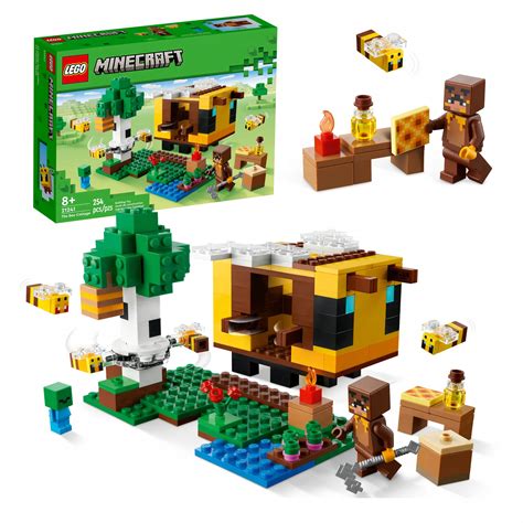 MINECRAFT PSZCZELI DOMEK UL ZESTAW KLOCKI LEGO DLA DZIECI PSZCZOŁY 254