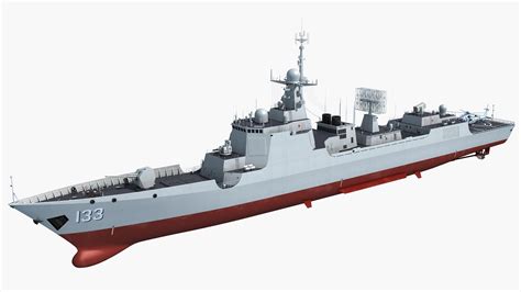 D Model Chinese Navy Dl Class Destroyer With Z Turbosquid