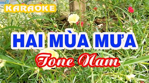 Karaoke Hai M A M A Tone Nam Beat Nh C S Ng Ph Ng Duy Karaoke